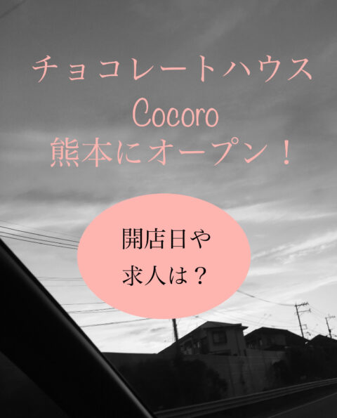 熊本にチョコレートハウスココロが 開店日と求人情報を調査 パパにゅー